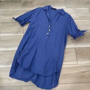 ZARA linen tunic